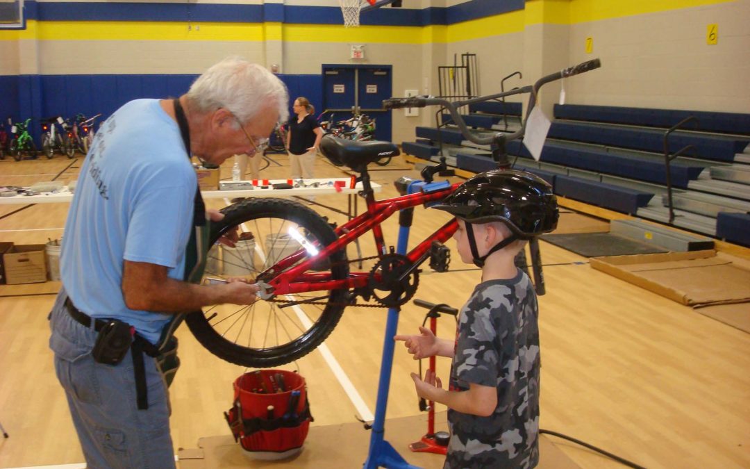 Hallsburg Elementary School Bicycle Safety Event 2018