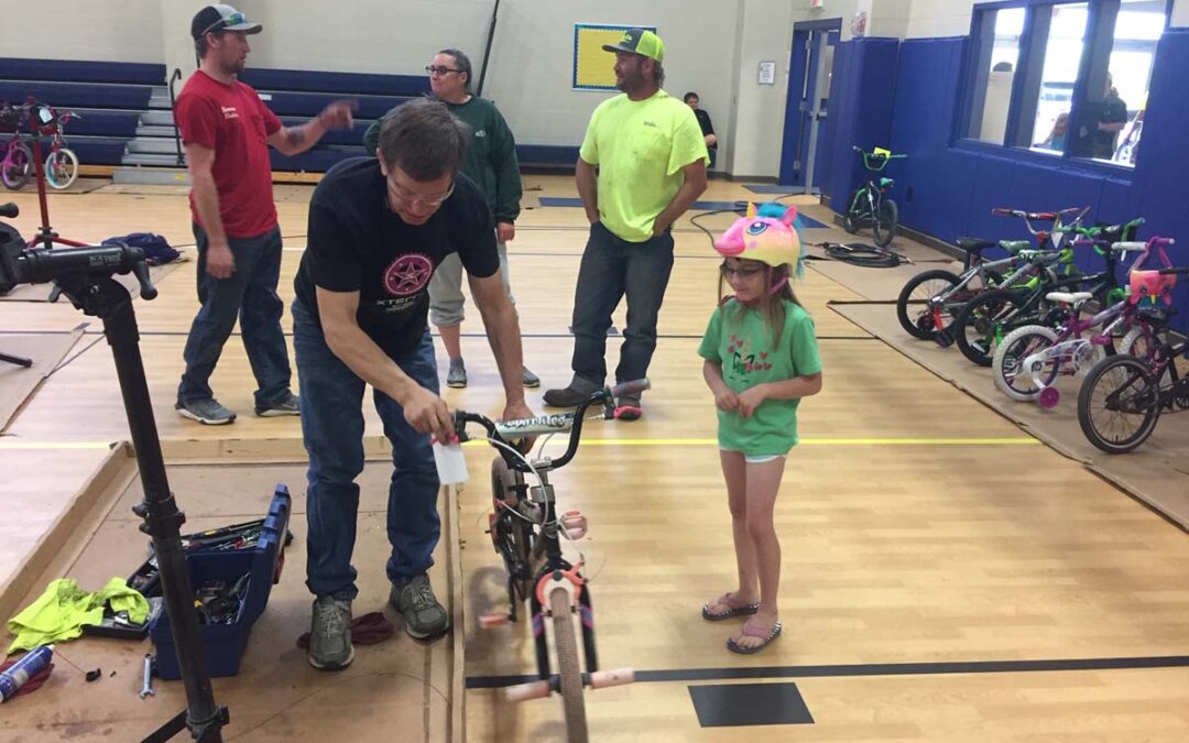 Updated with new pics: Hallsburg Elementary School Bicycle Safety Event 2019